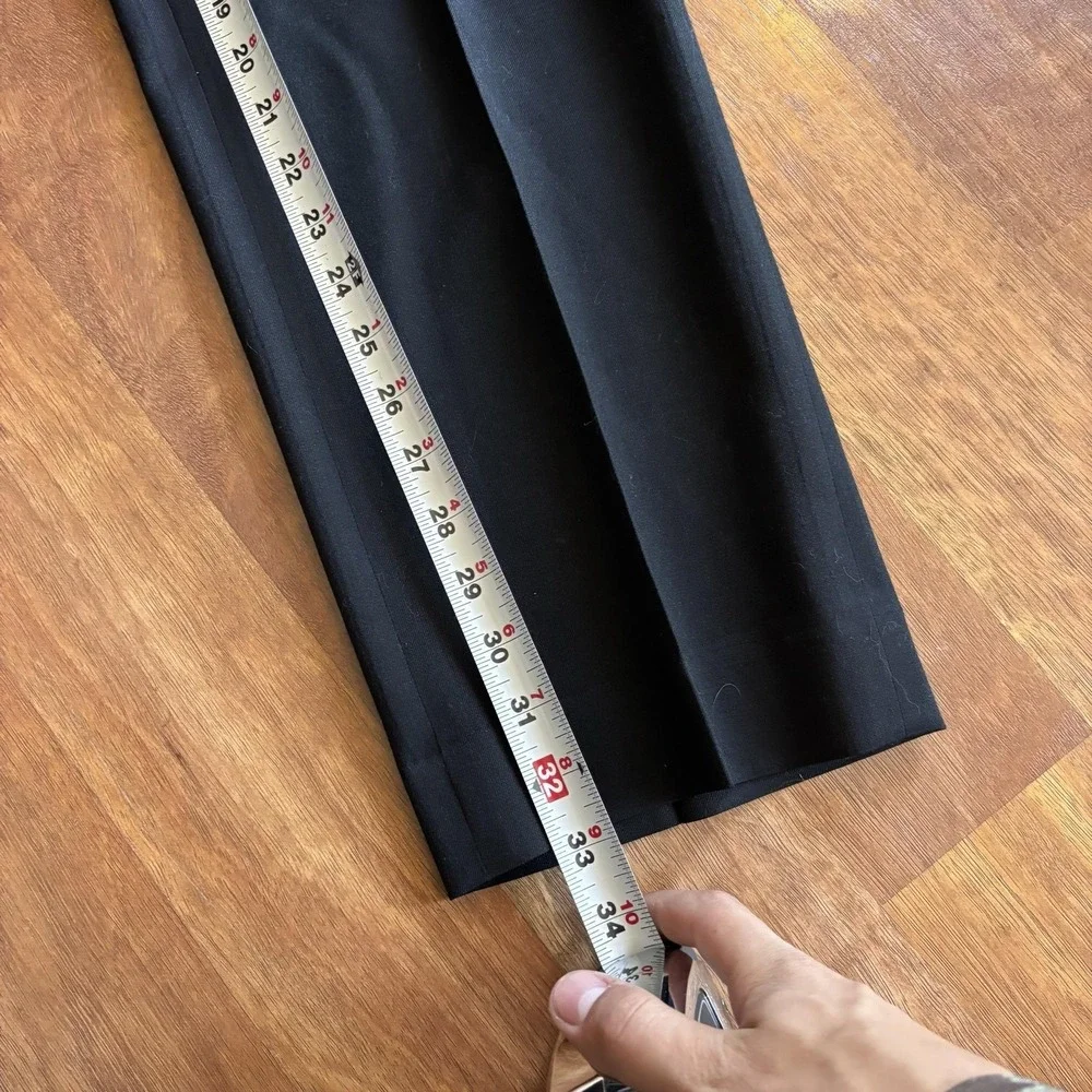 Banana Republic Pants LOT OF 2 Mens 34x34 Black Gray Slim Fit Flat Front Dress